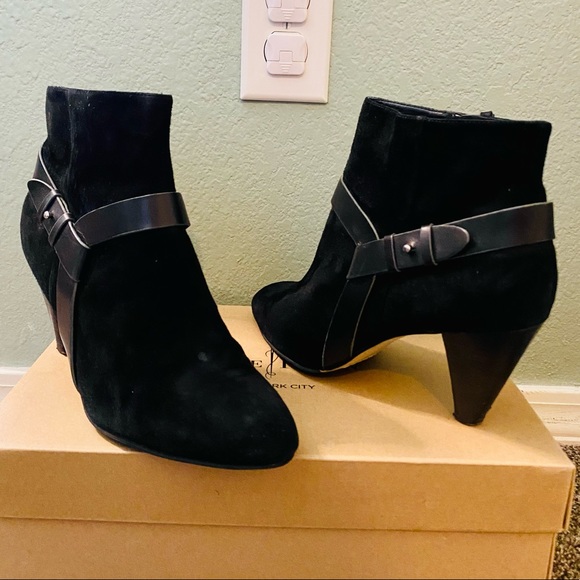 Cole Haan NikeAir Black Suede Calico Booties - Picture 7 of 17
